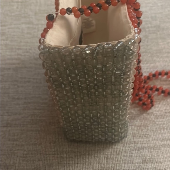 Cynthia Rowley Black and Red Beaded Watermelon Shoulder Bag - Picture 6 of 8